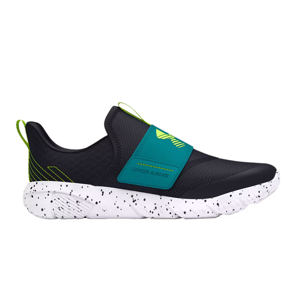 Under Armour Flash GS Speckle - Black Circuit Teal