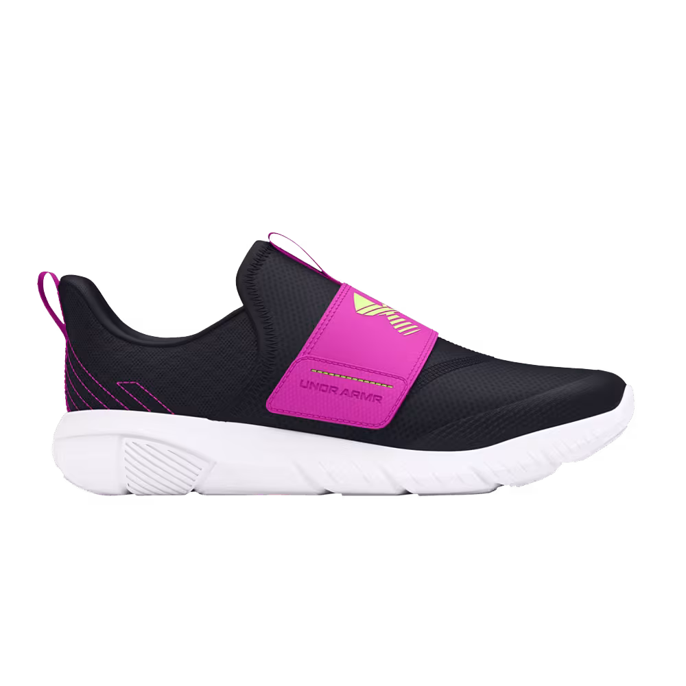 Under Armour Flash GS Black Vivid Magenta