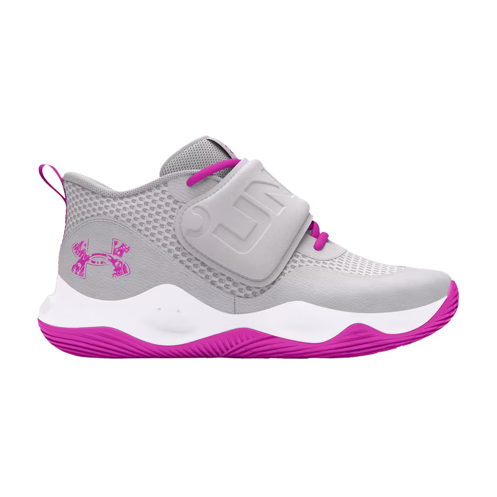 Under Armour Zone BB 2 PS Halo Grey Vivid Magenta