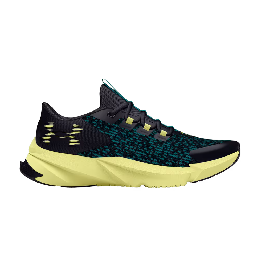 Under Armour Scramjet 5 GS Black Sonic Yellow
