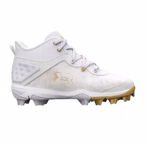 Under Armour Harper 8 Mid RM Jr 'White Gold'