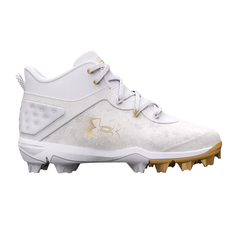 Under Armour Harper 8 Mid RM Jr White Gold