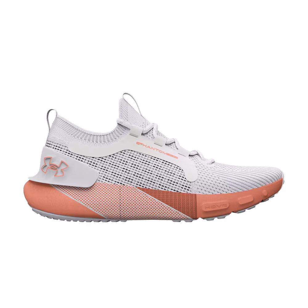 Under Armour Women's HOVR Phantom 3 SE White Bubble Peach