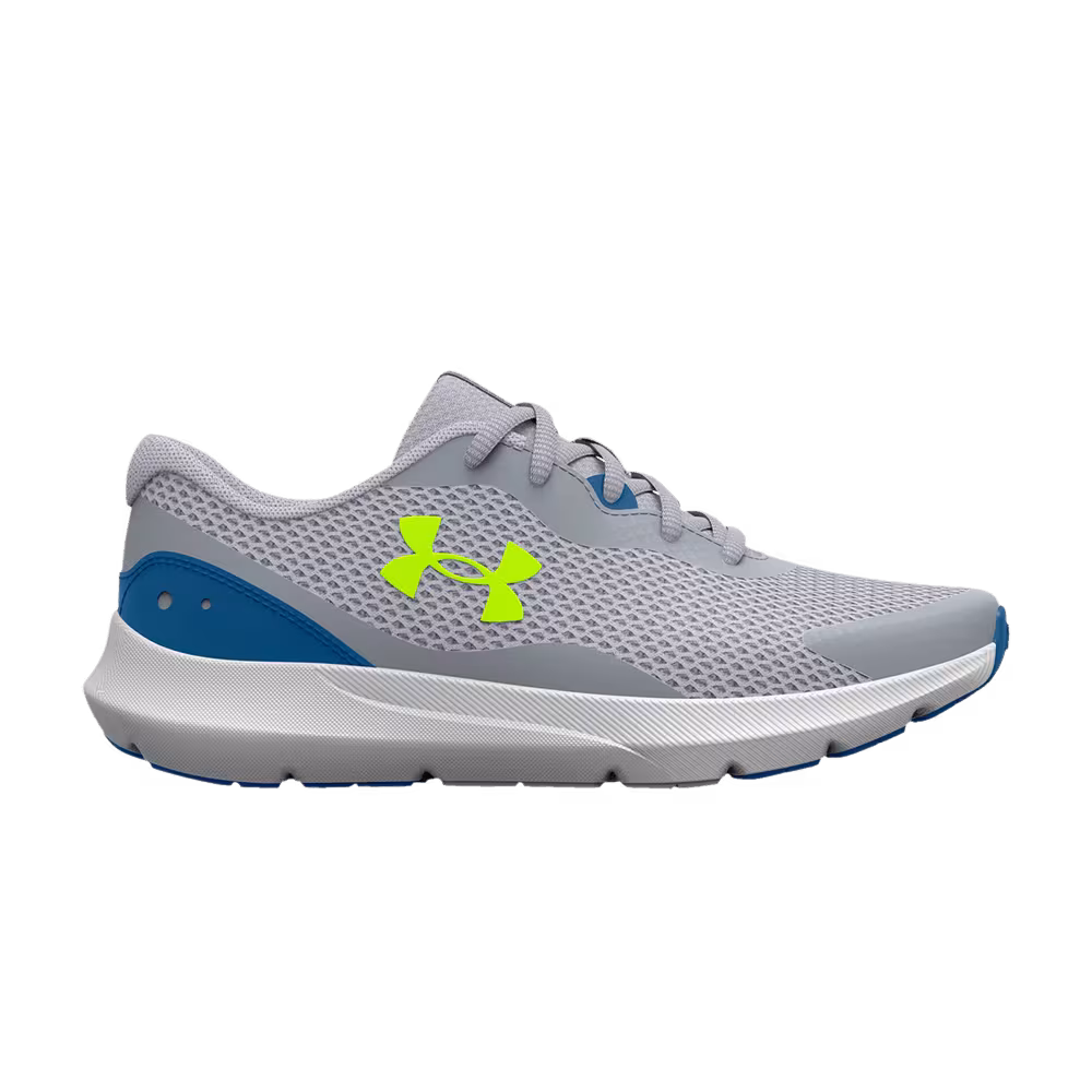 Under Armour Surge 3 GS Grey High Vis Yellow