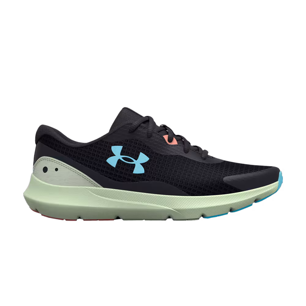 Under Armour Women's Surge 3 Black Sage Blue