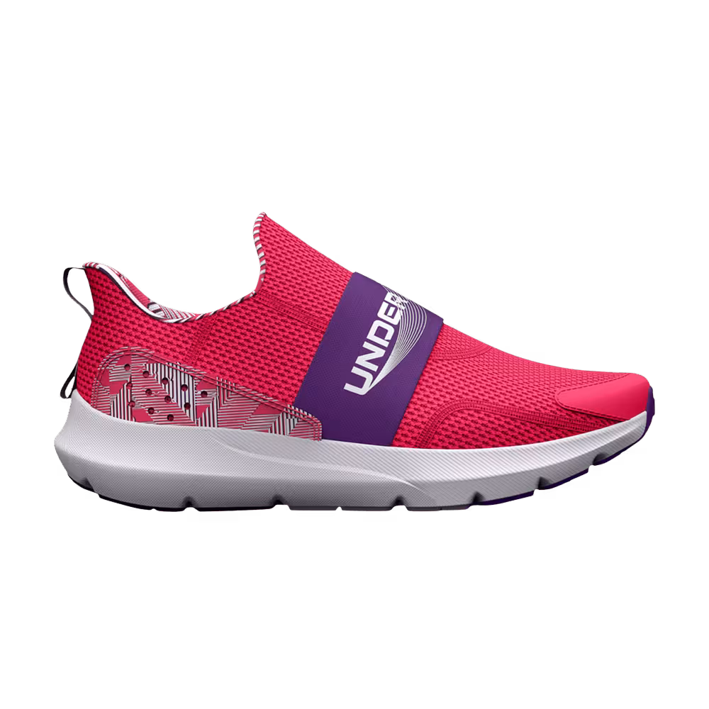 Under Armour Surge 3 Slip GS Pink Shock