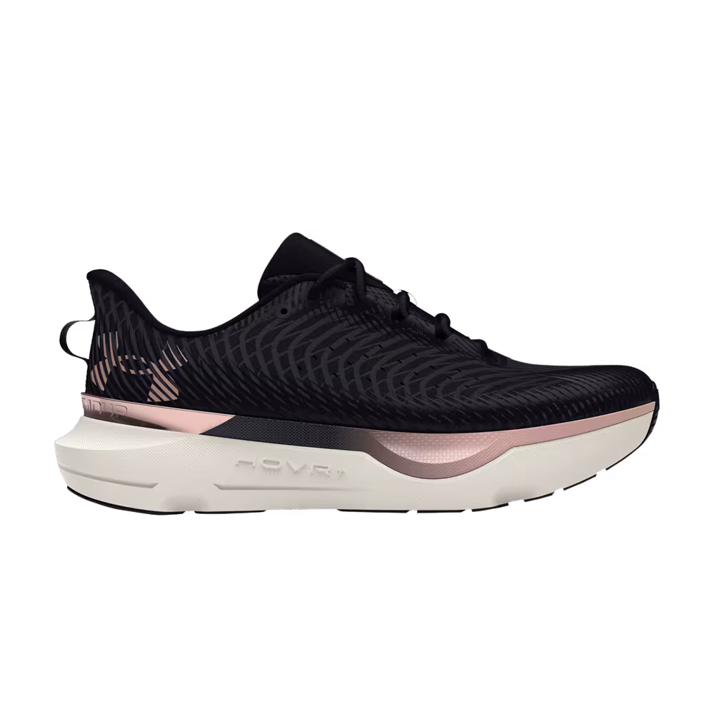 Under Armour Women's HOVR Infinite Pro Metallic Black Metallic Rose Gold