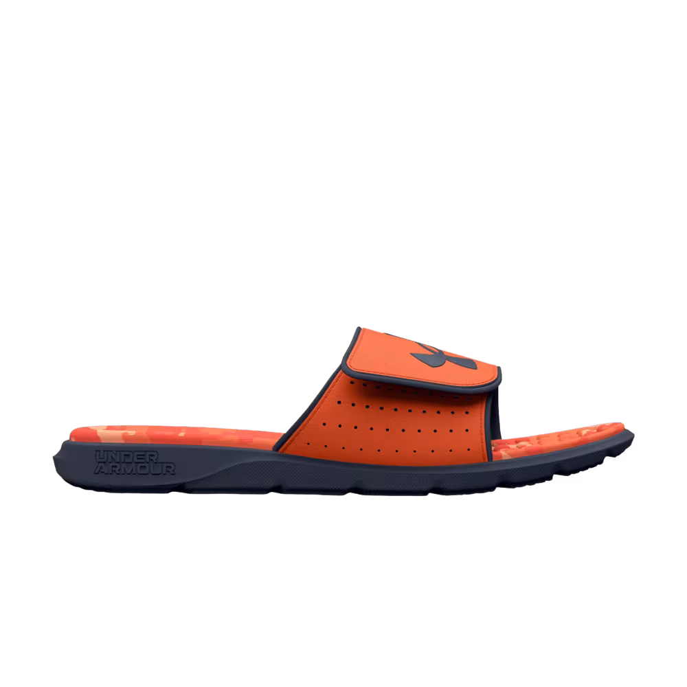 Under Armour Ignite Pro Graphic Footbed Slide Orange Blast Camo