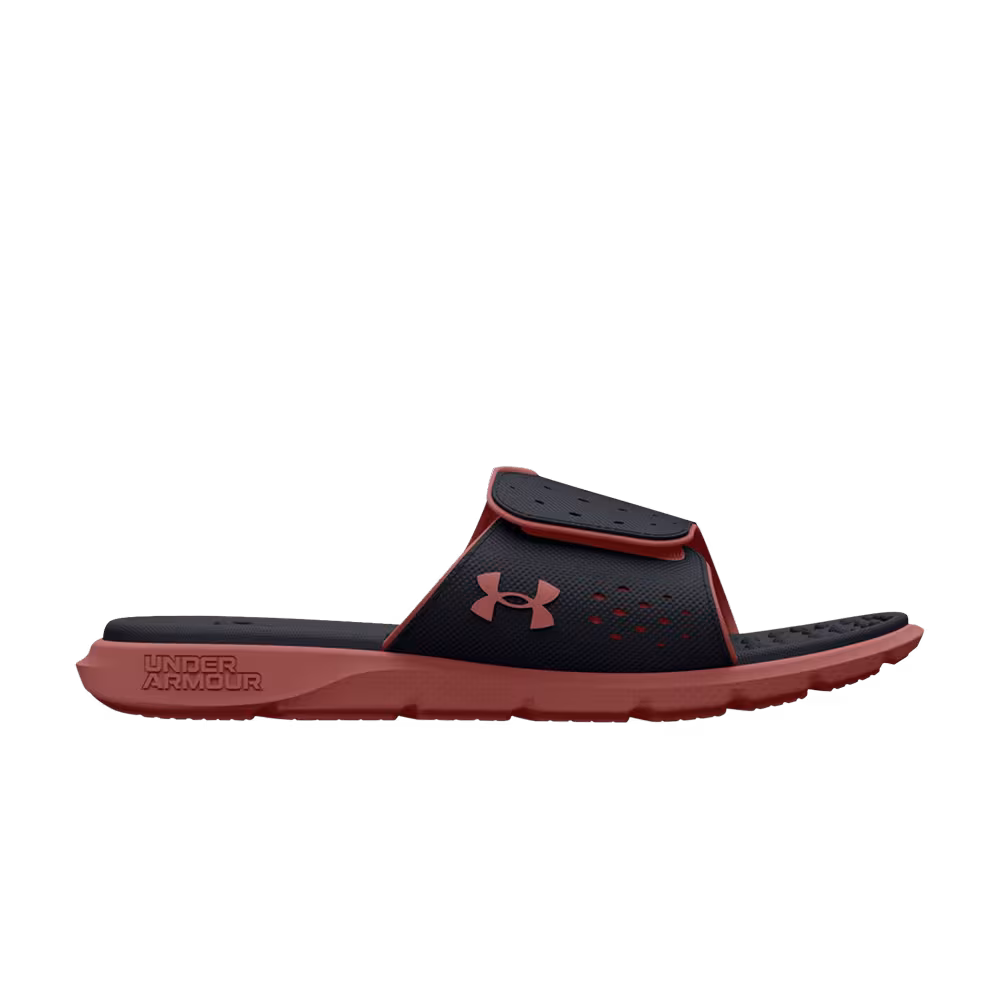 Under Armour Women's Ignite Pro Slide Black Red Fusion