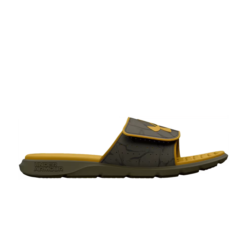 Under Armour Ignite Pro Graphic Strap Slide Marine Green