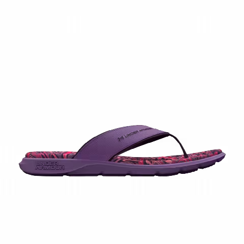 Under Armour Wmns Ignite Pro Marbella Graphic Sandal 'Retro Purple Marble'