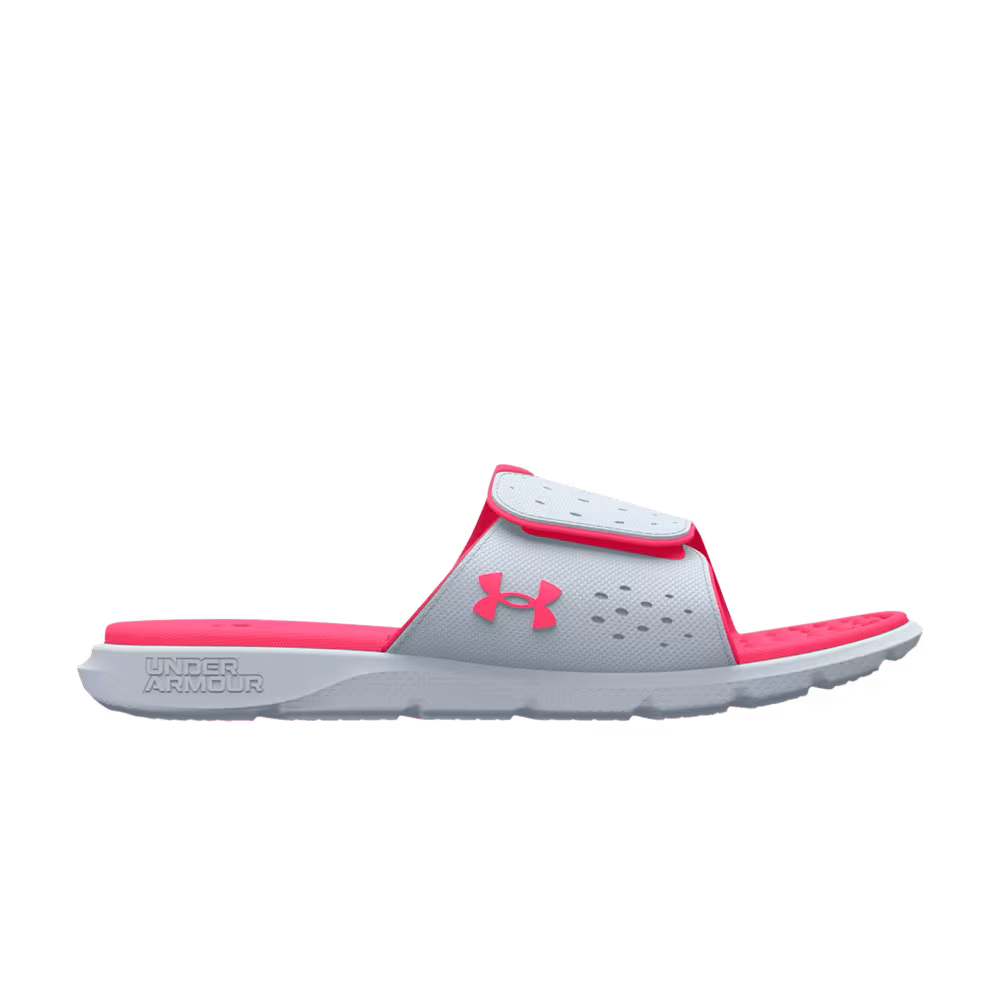 Under Armour Ignite Pro Slide GS Halogen Blue Pink Shock