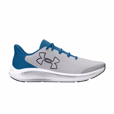 Under Armour Charged Pursuit 3 GS 'Big Logo - Mod Grey Cosmic Blue'