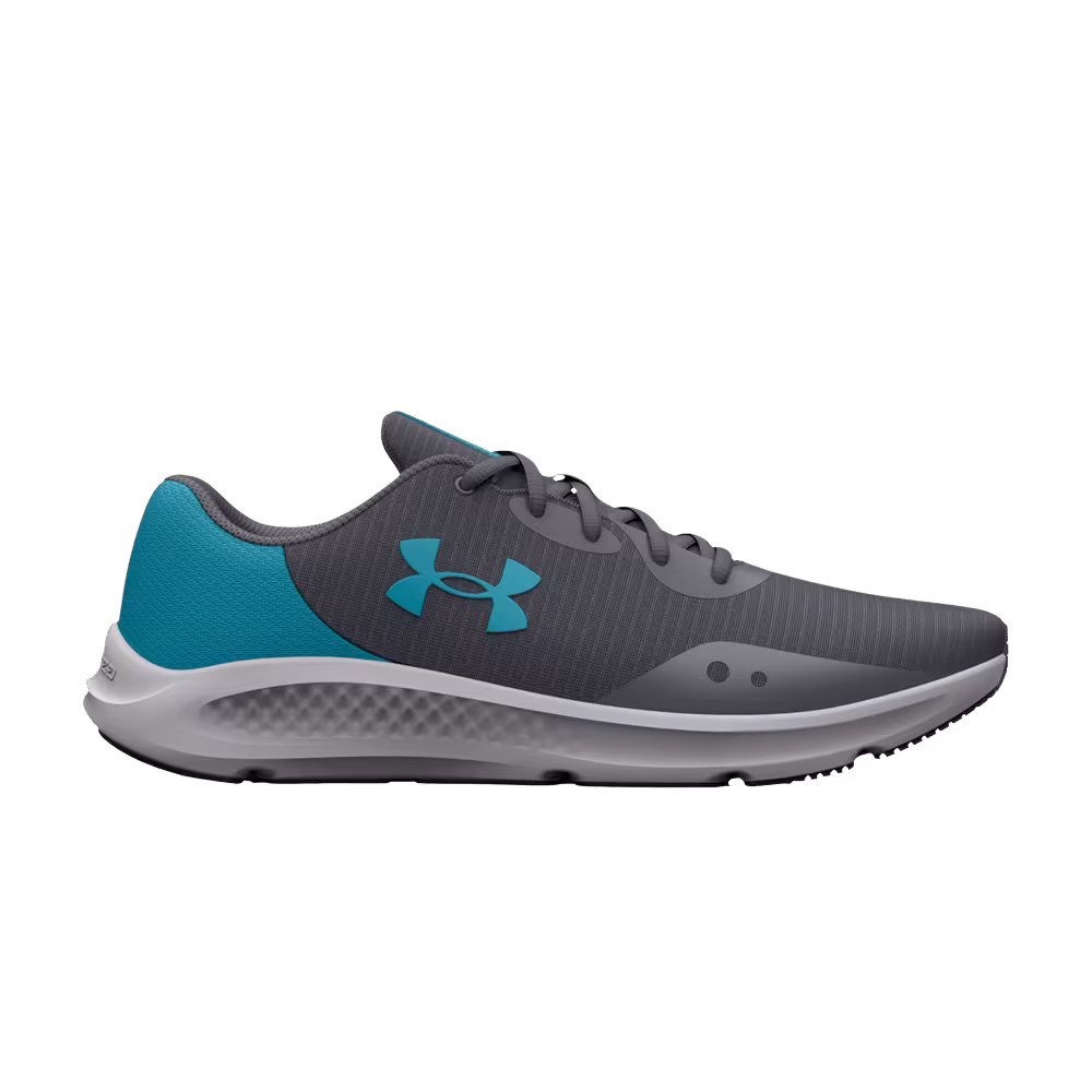 Under Armour Charged Pursuit 3 Tech Pitch Grey Blue Surf