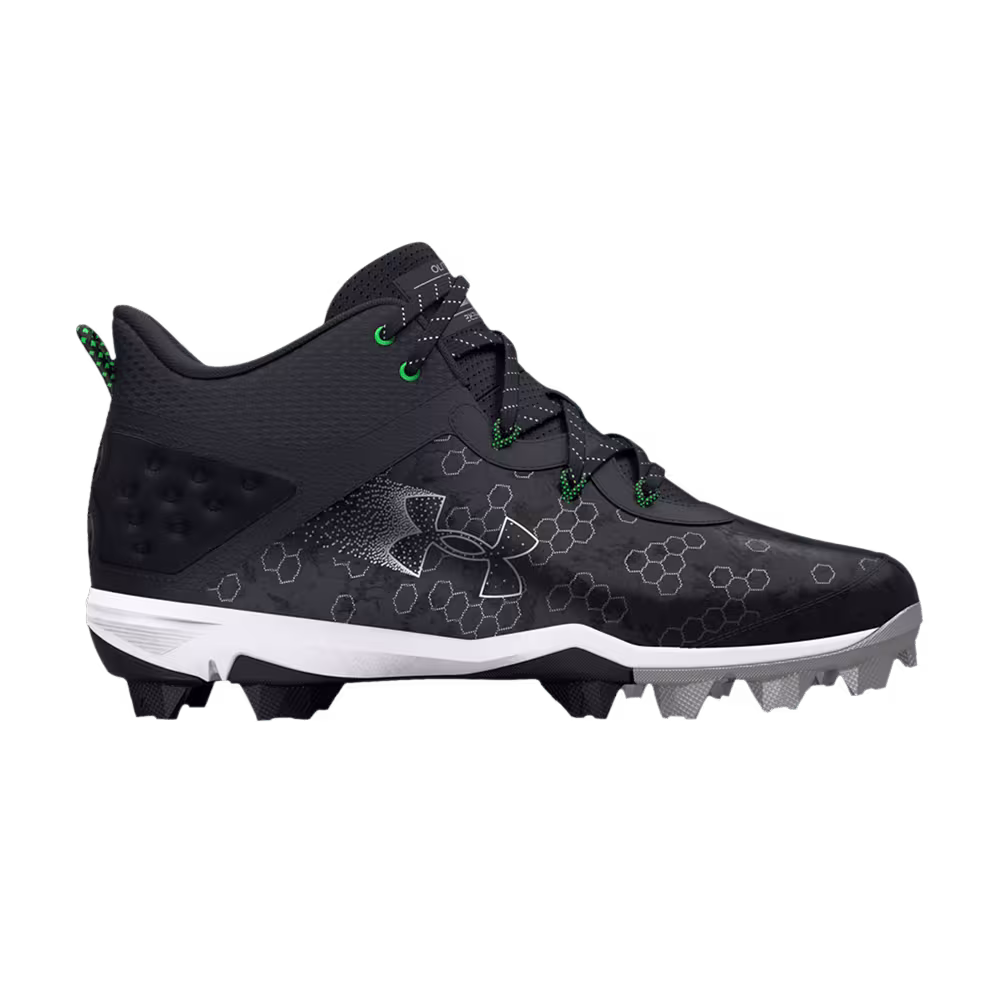 Under Armour Harper 8 Mid RM Black Metallic Silver