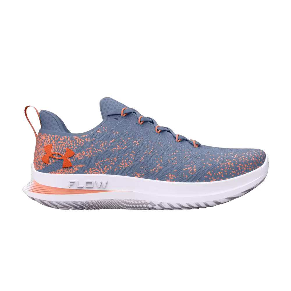Under Armour Women's Flow Velociti 3 Blue Granite Bubble Peach