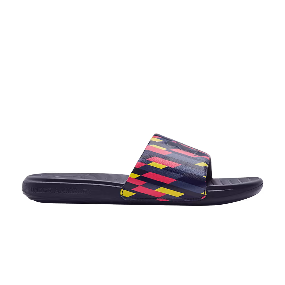 Under Armour Ansa Graphic Slide Tempered Steel Abstract