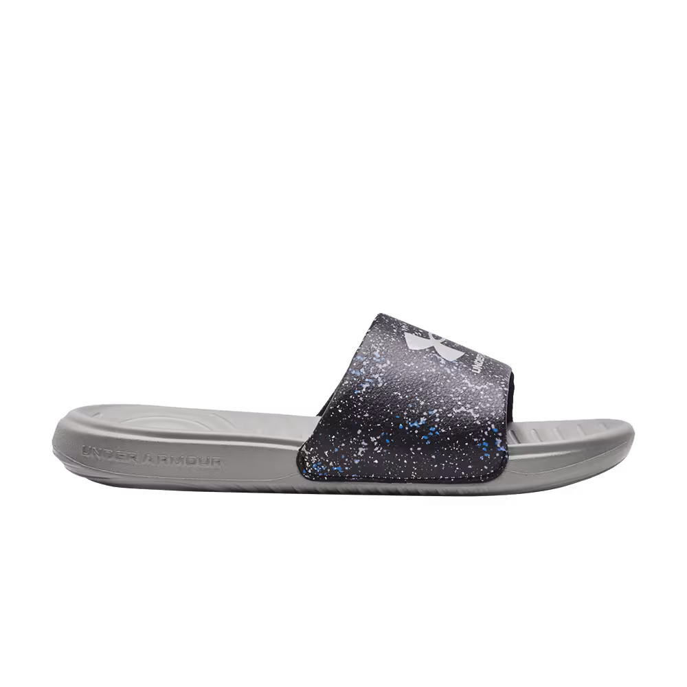 Under Armour Ansa Graphic Slide GS Black Tin Speckled