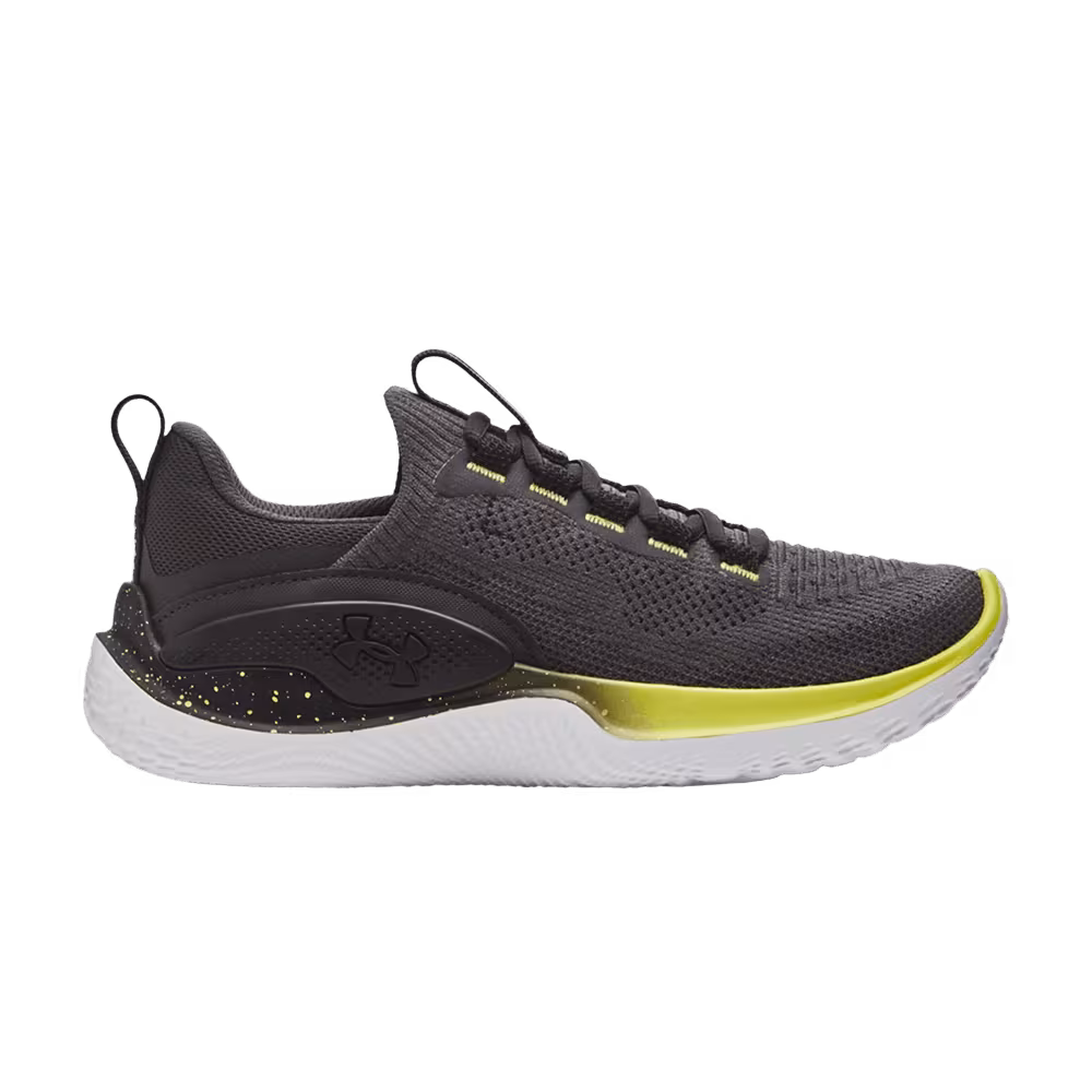 Under Armour Women's Flow Dynamic Jet Grey Lime Yellow