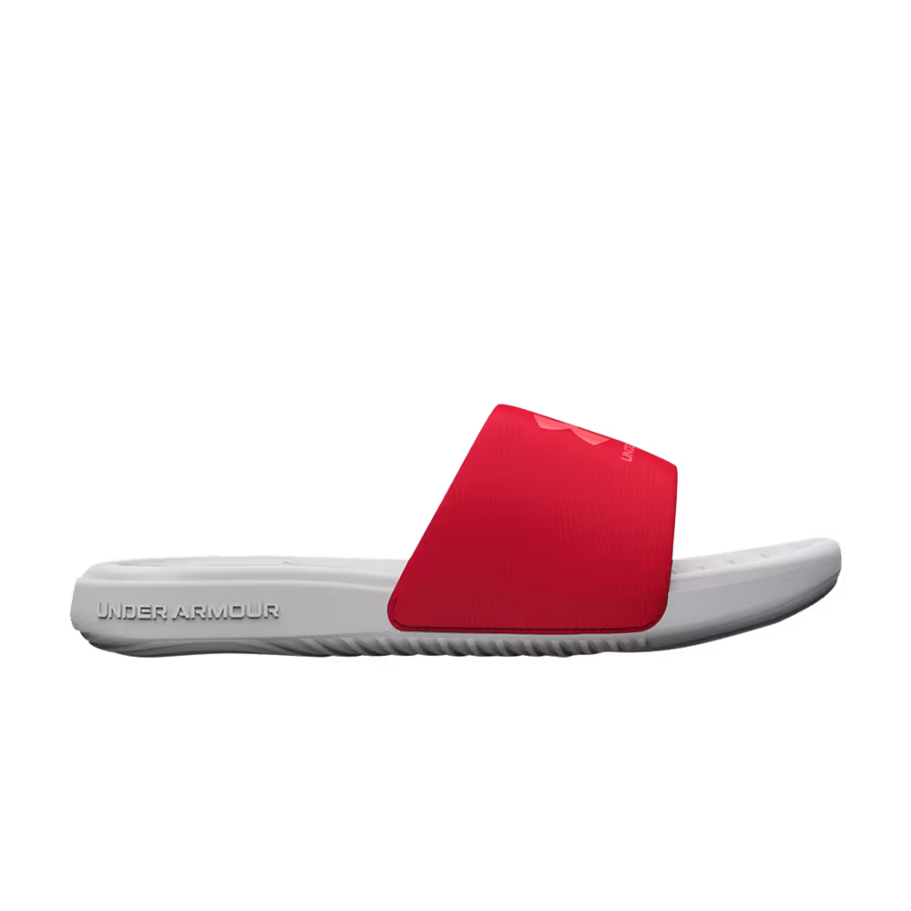 Under Armour Ansa Fixed Slides Mod Grey Red