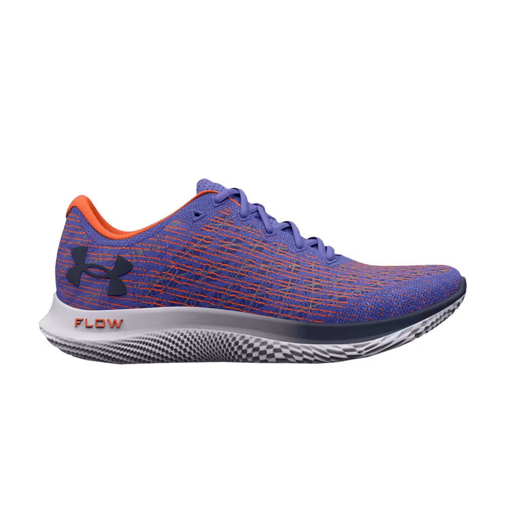 Under Armour Women's Flow Velociti Wind 2 Baja Blue Orange Blast