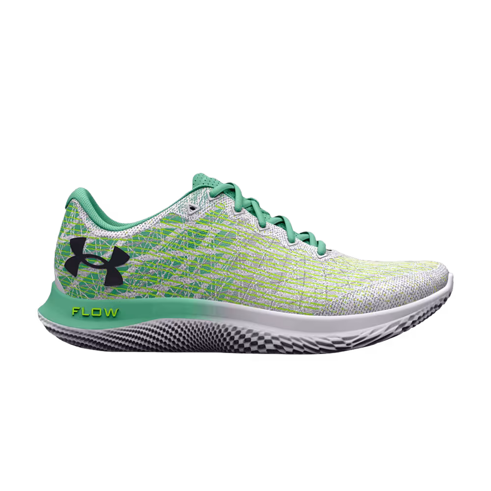 Under Armour Women's Flow Velociti Wind 2 White Green Breeze