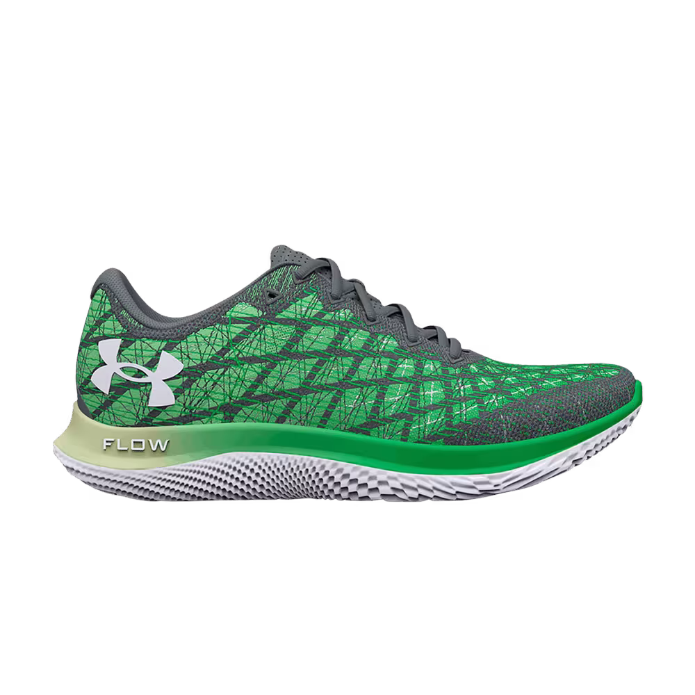 Under Armour Flow Velociti Wind 2 Pitch Grey Phosphor Green