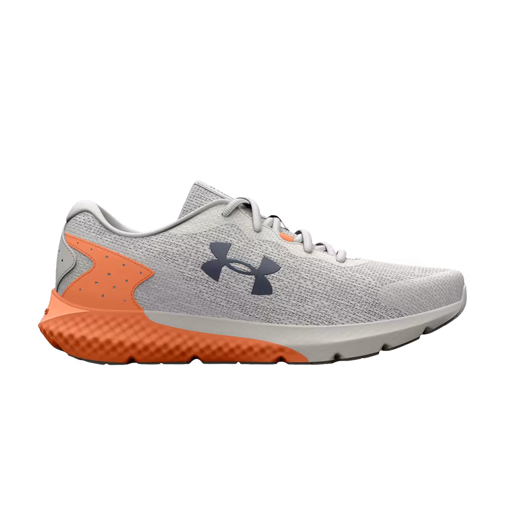 Under Armour Women's Charged Rogue 3 Knit Grey Mist Orange Tropic