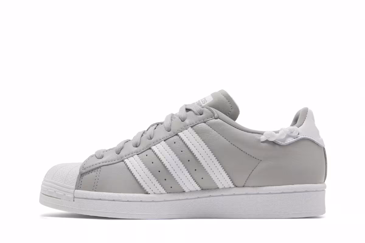 Adidas Women's Superstar Knotted Rope - Grey White, view 4
