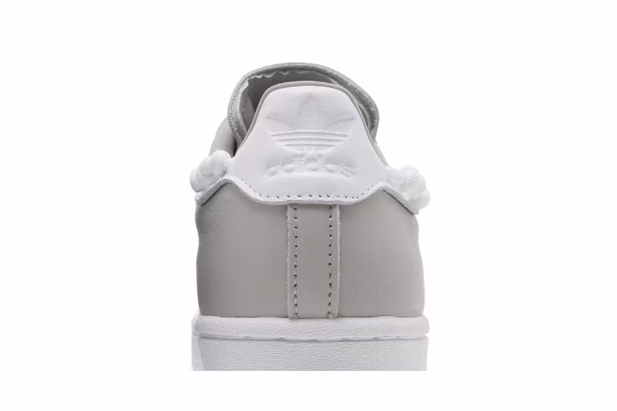 Adidas Women's Superstar Knotted Rope - Grey White, view 8