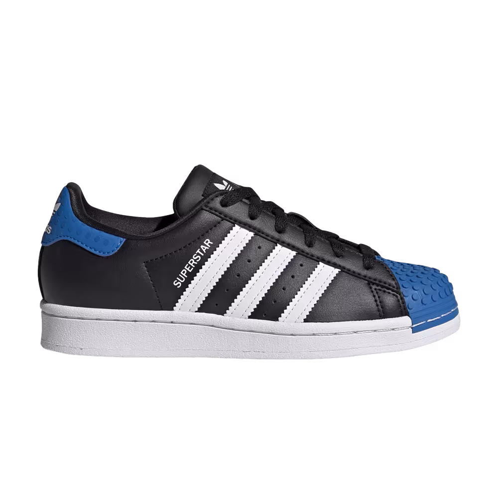 LEGO x adidas Superstar Big Kid Core Black Blue
