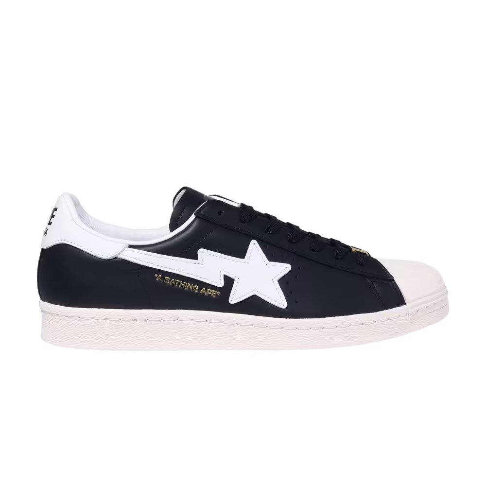 BAPE x adidas Women's Superstar Black