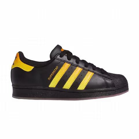 Adidas Superstar J 'Black Beam Yellow Gradient'