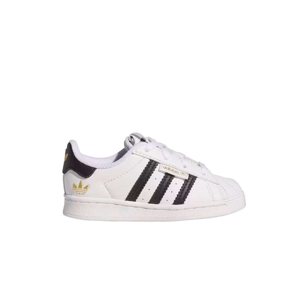 Adidas Superstar I White Black Gold
