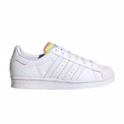 Adidas Superstar Big Kid 'White Color Pop'