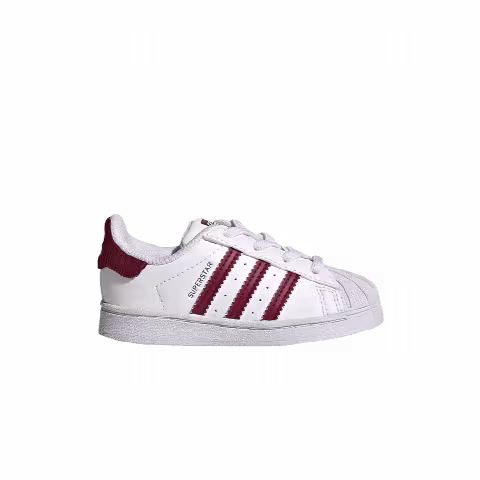 Adidas Superstar I 'White Team College Burgundy'