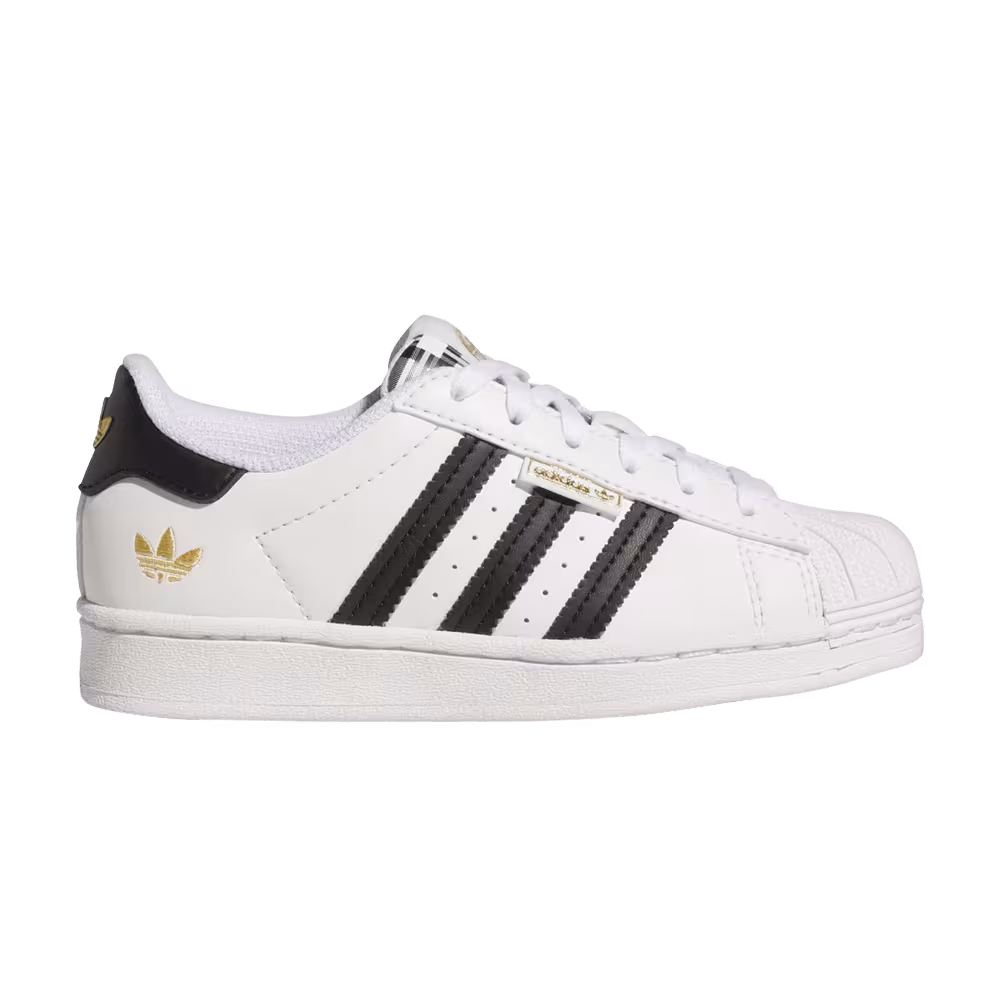 Adidas Superstar Little Kid Graphic Pop - White Black