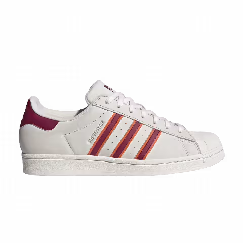 Adidas Superstar 'White Legacy Burgundy'