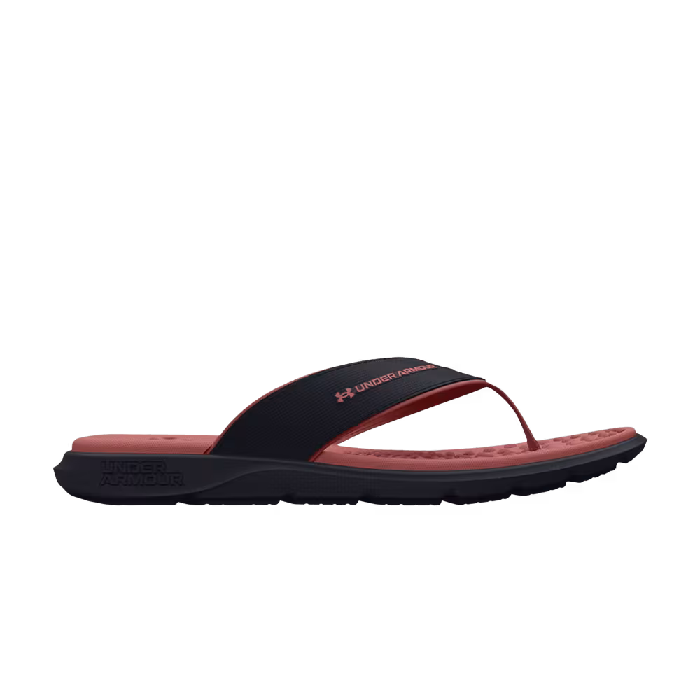 Under Armour Women's Ignite Pro Marbella Sandal Black Red Fusion