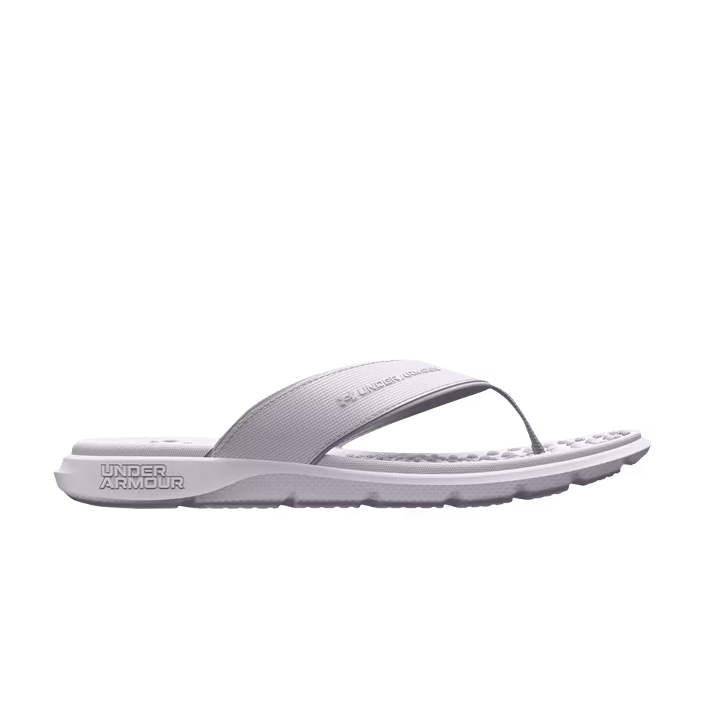 Under Armour Women's Ignite Pro Marbella Sandal White Halo Grey