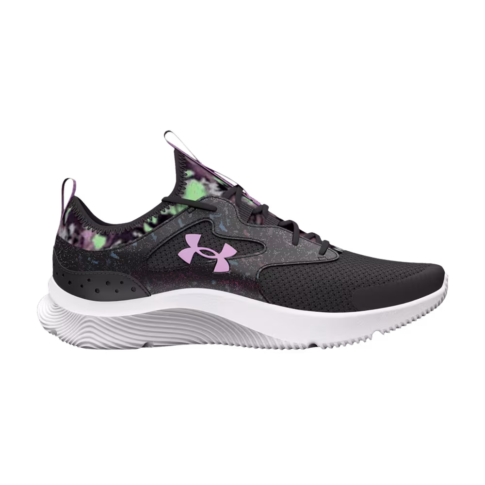 Under Armour Infinity 2.0 Printed GS Jet Grey Fresh Orchid