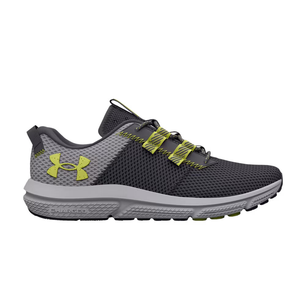 Under Armour Charged Assert 5050 Jet Grey Lime Yellow