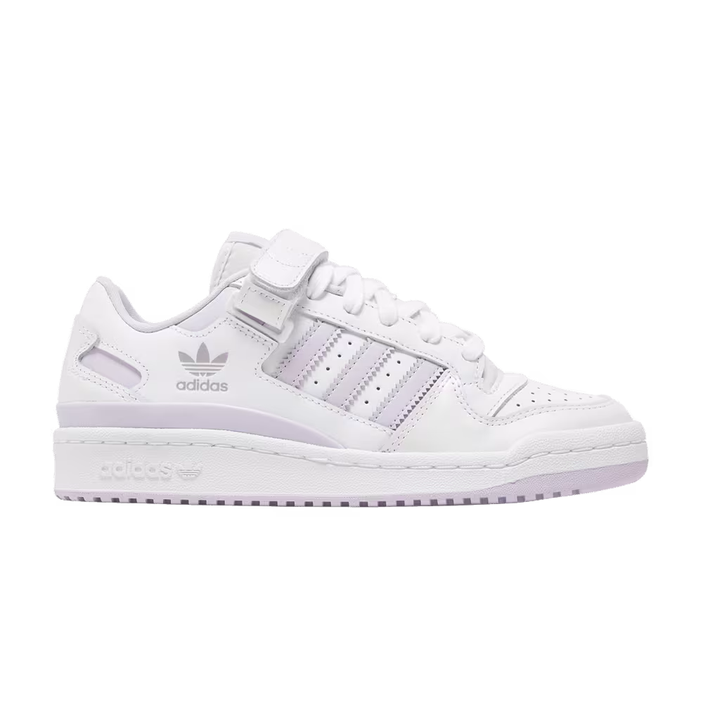 Adidas Women's Forum Low White Purple Tint