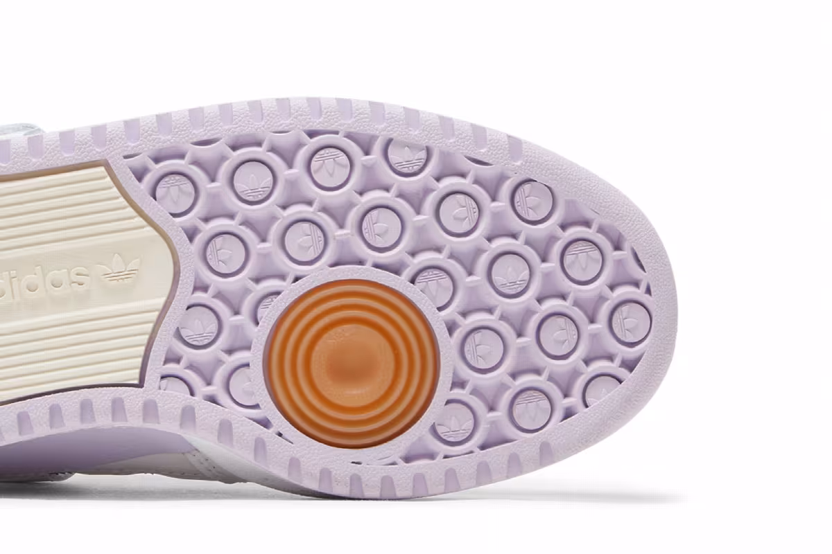 Adidas Women's Forum Low White Purple Tint, view 6