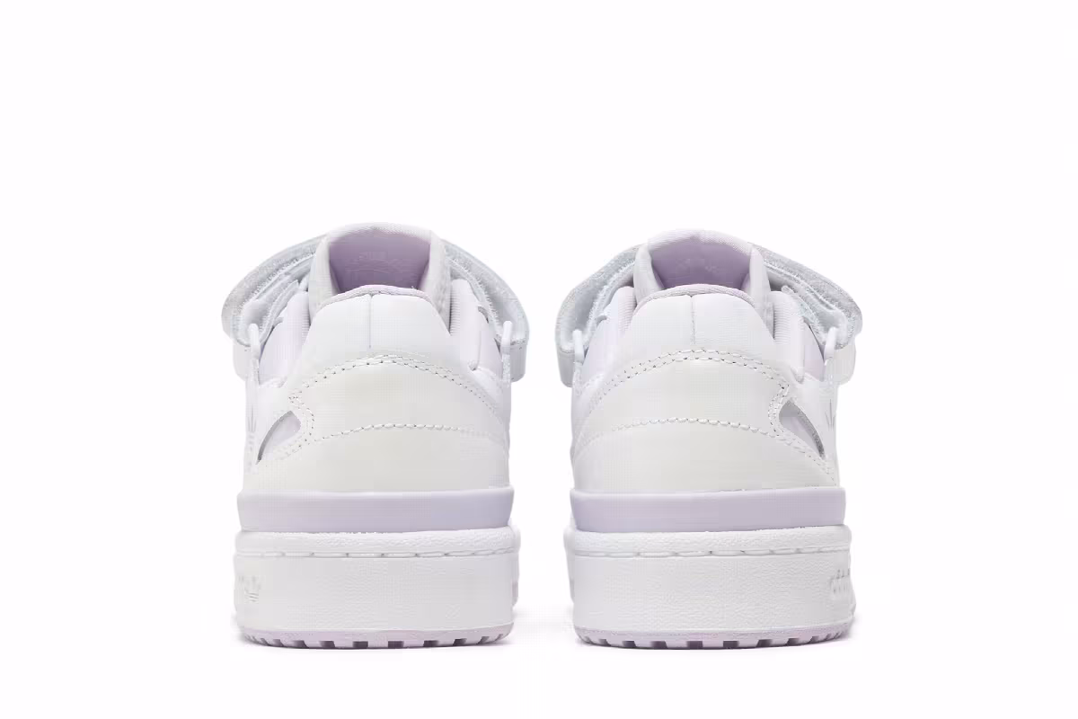Adidas Women's Forum Low White Purple Tint, view 7