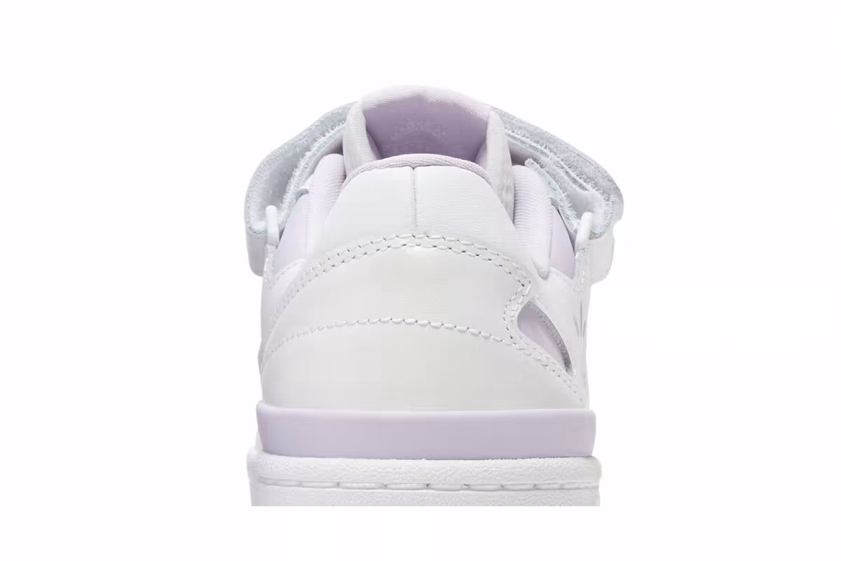 Adidas Women's Forum Low White Purple Tint, view 8