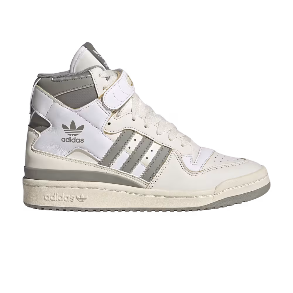 Adidas Women's Forum High Off White Silver Pebble