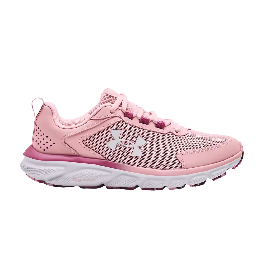 Under Armour Women's Charged Assert 9 Marble Pink White