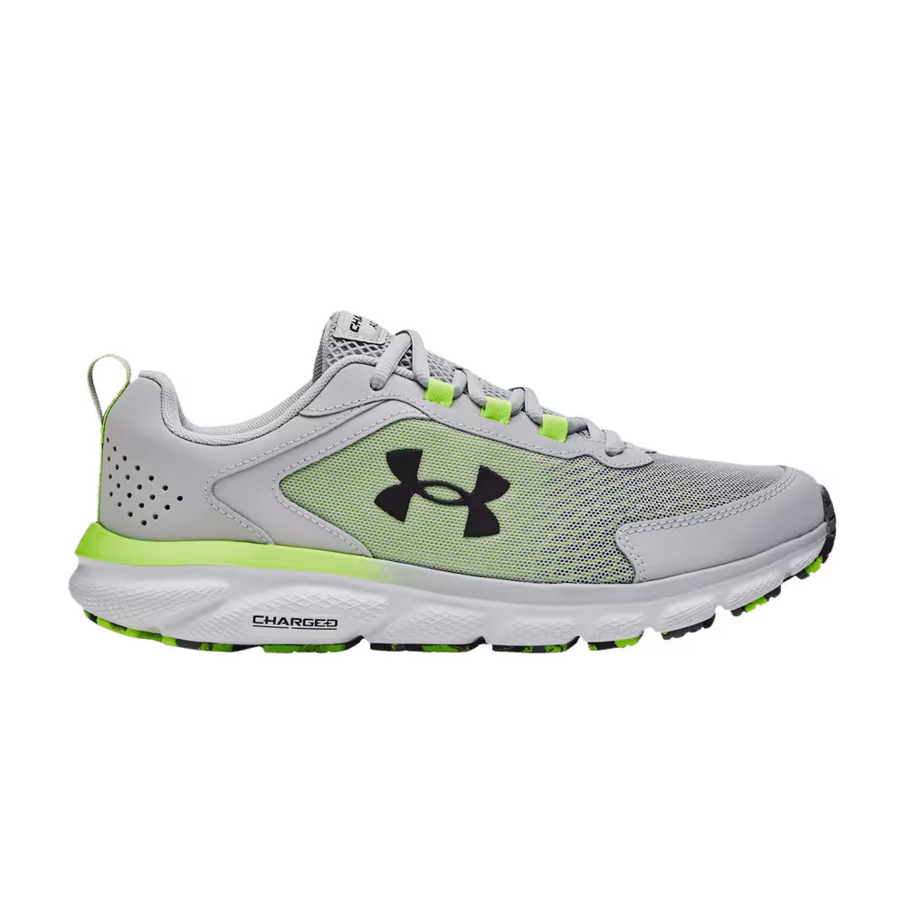 Under Armour Charged Assert 9 Marble Mod Grey Lime Surge