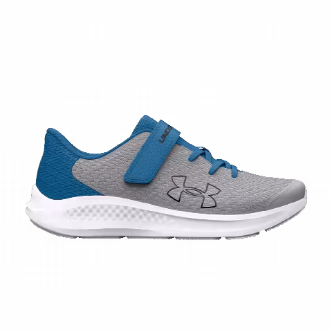 Under Armour Pursuit 3 AC PS 'Big Logo - Mod Grey Cosmic Blue'